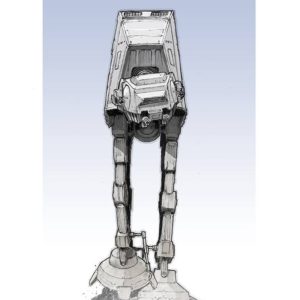 AT-AT A3 Print