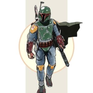 Boba Fett A3 Print