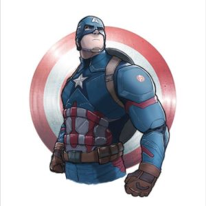 Captain America A3 Print