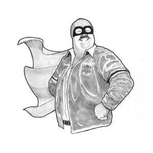 Captain Chaos A5 Print