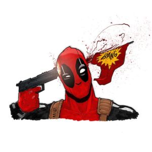 Deadpool - 'Gun Test' A3 Print