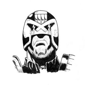 Dredd A5 Print