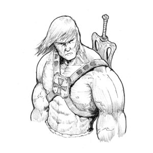 He-Man A5 Print