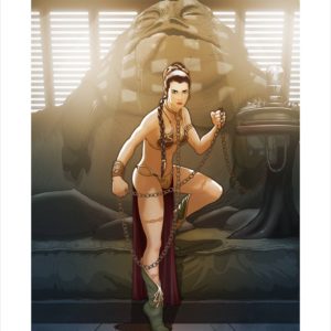 Leia - Huttslayer A3 Print