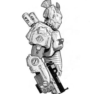 M.O.U.S. Infiltration Droid A5 Print