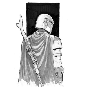 Mandalorian A5 Print