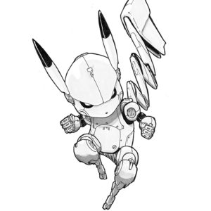 Mechachu A5 Print