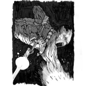 Rocket & Groot A5 Print