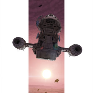 Serenity - 'I am a Leaf on the Wind...' A3 Print