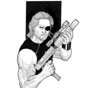 Snake Plissken A5 Print