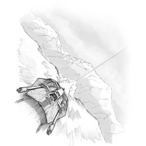 Snowspeeder A5 Print