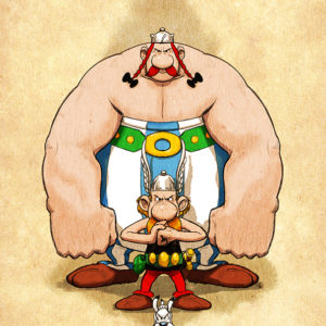 Asterix and Obelix A3 Print