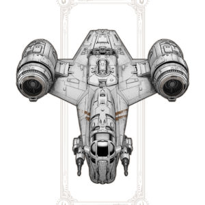 Razor Crest A3 print